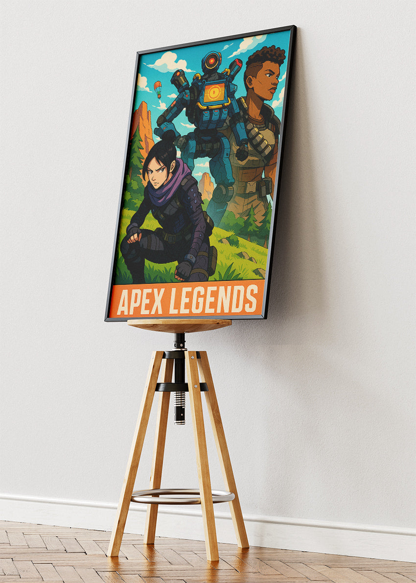Apex Legends Wall Art – Iconic Squad Character Gaming Poster & Canvas