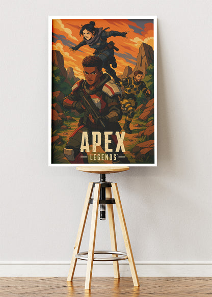 Apex Legends Wall Art – Squad Action Battle Royale Poster & Canvas
