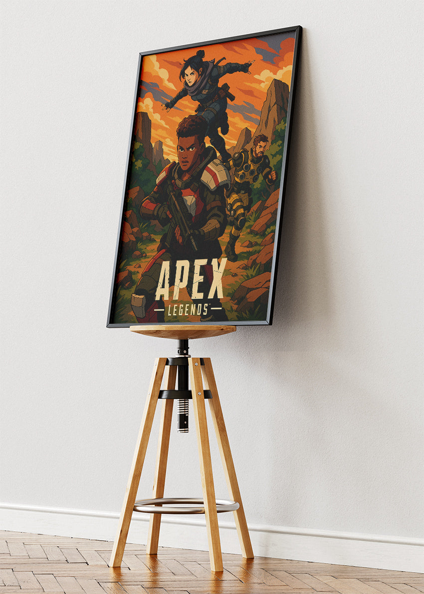 Apex Legends Wall Art – Squad Action Battle Royale Poster & Canvas