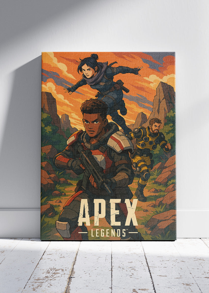 Apex Legends Wall Art – Squad Action Battle Royale Poster & Canvas