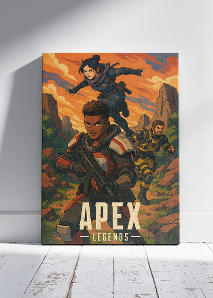 Apex Legends Wall Art – Squad Action Battle Royale Poster & Canvas