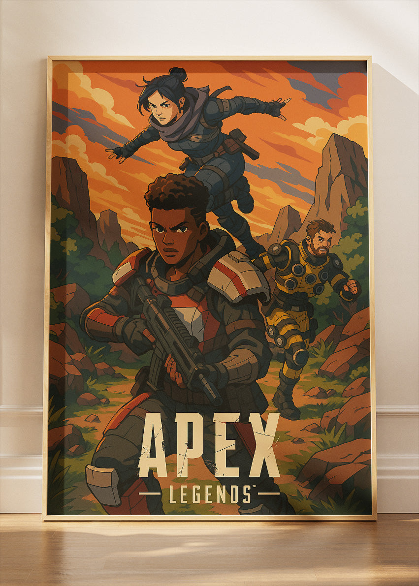 Apex Legends Wall Art – Squad Action Battle Royale Poster & Canvas