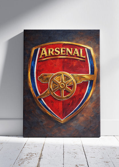 Arsenal FC Crest Poster Canvas & Print – AI PRINT LAB