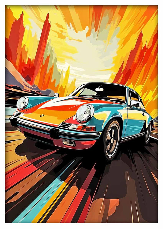 Automotive Wall Art Canvas & Poster Wall Art T408 Expressive Collection