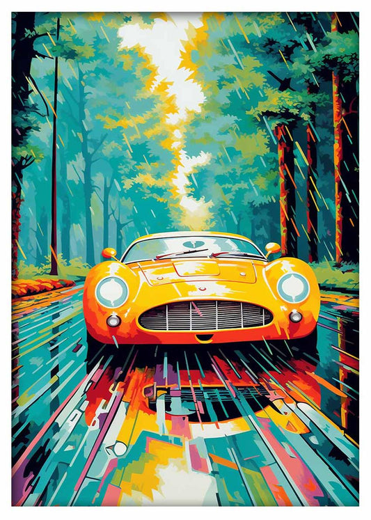 Automotive Wall Art Canvas & Poster Wall Art T473 Expressive Collection