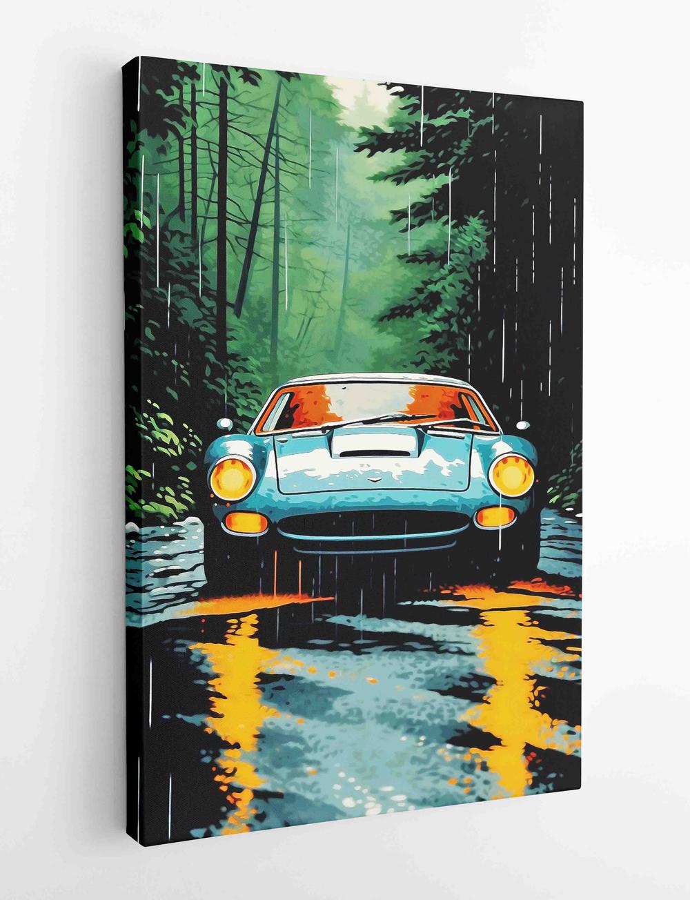 Automotive Wall Art Canvas & Poster Wall Art T477 Expressive Collection