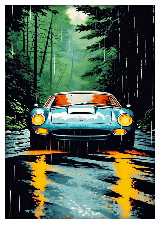 Automotive Wall Art Canvas & Poster Wall Art T477 Expressive Collection