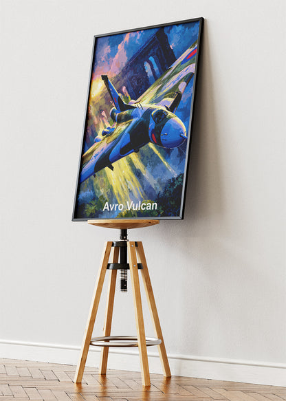 Avro Vulcan Canvas Print – RAF Delta-Wing Bomber Aviation Art
