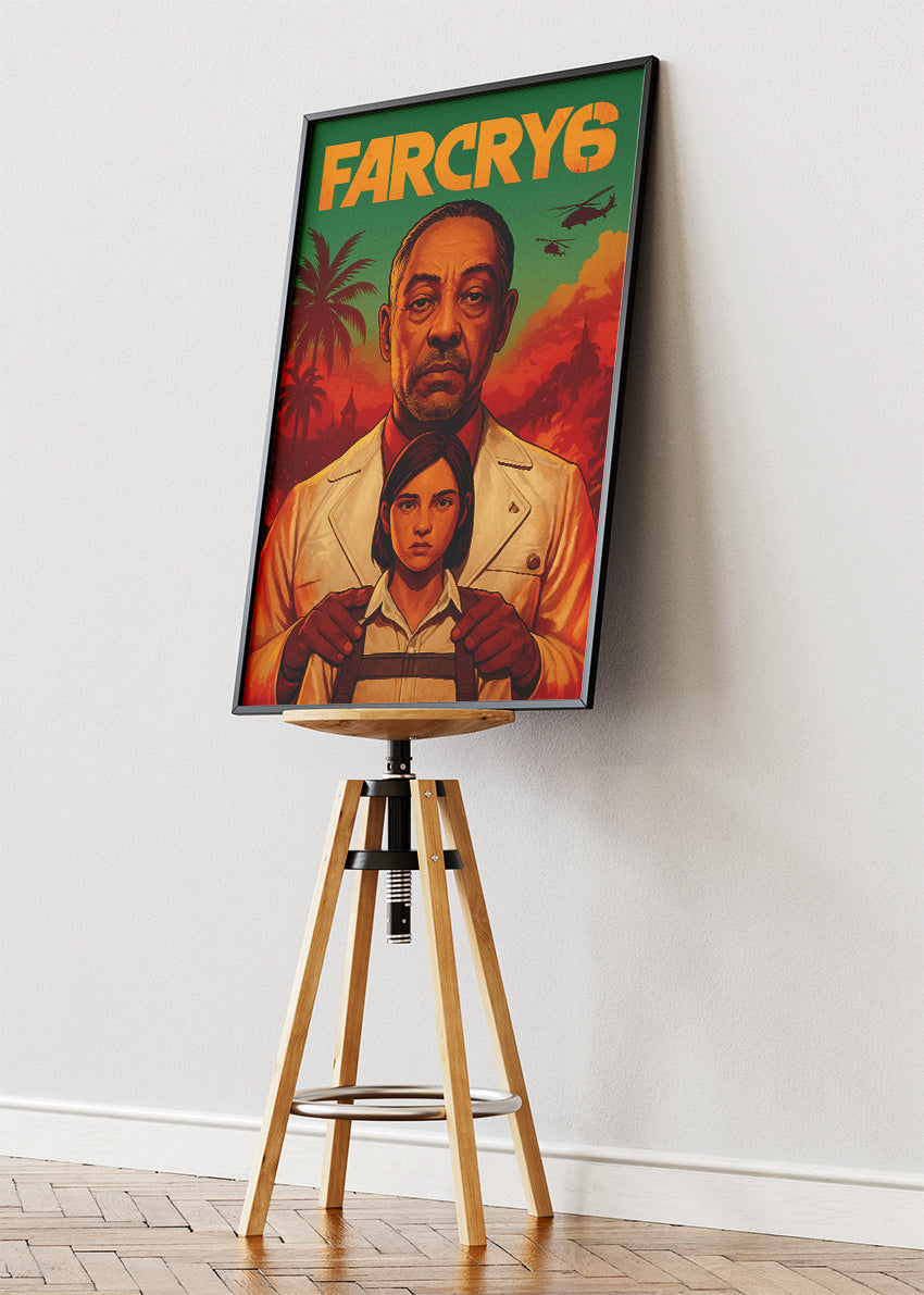 Far Cry 6 Wall Art – Iconic Villain & Revolution Story Poster & Canvas