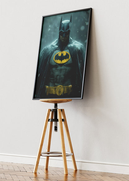 Batman Dark Knight Rain Portrait Canvas & Poster Print – AI PRINT LAB