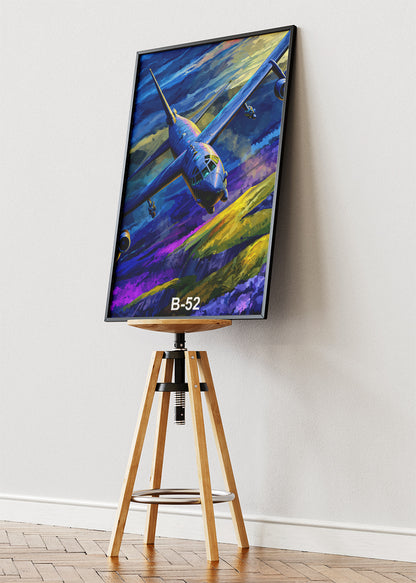 B-52 Stratofortress Canvas Print – Legendary Bomber Aviation Wall Art