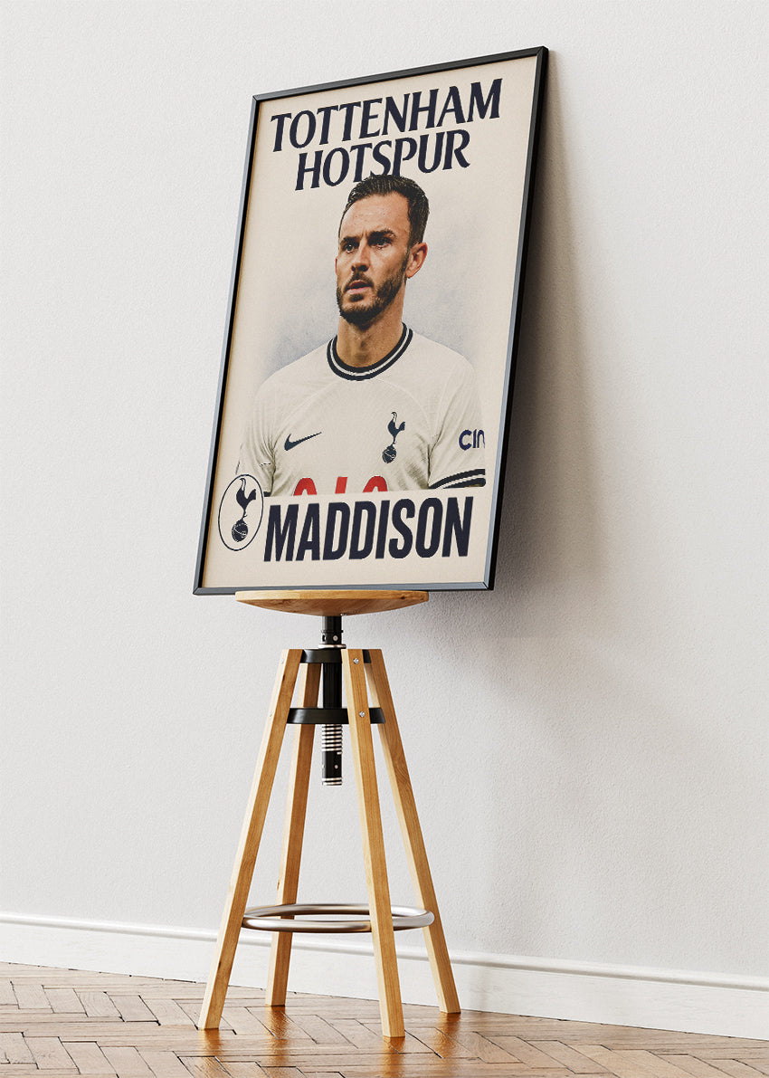 Tottenham Hotspur James Maddison Wall Art | Iconic Football Poster & Canvas