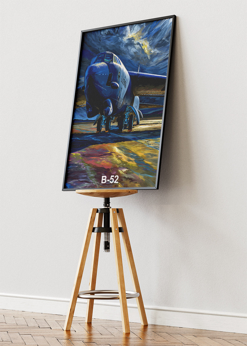 B-52 Stratofortress Canvas Print – US Air Force Bomber Aviation Wall Art