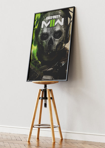 Call of Duty Modern Warfare II Wall Art Poster & Canvas – Iconic Ghost Operator Gaming Artwork