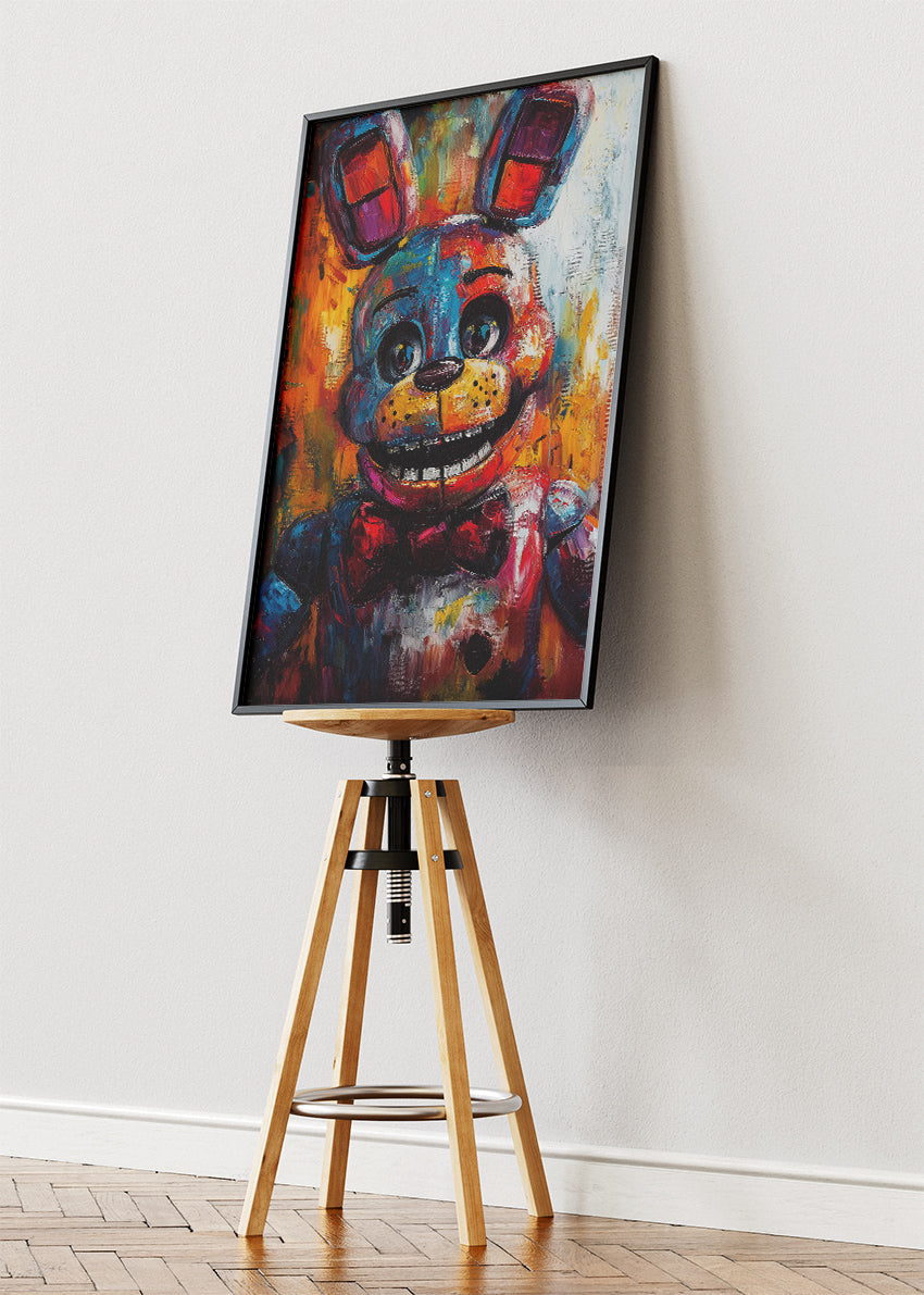 Five Nights at Freddy’s Wall Art Poster & Canvas – Bonnie Animatronic Horror Gaming Artwork