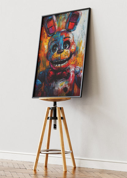Five Nights at Freddy’s Wall Art Poster & Canvas – Bonnie Animatronic Horror Gaming Artwork