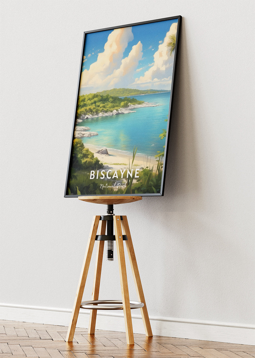 Biscayne National Park Poster & Canvas Print – Tropical Coastal Paradise Art
