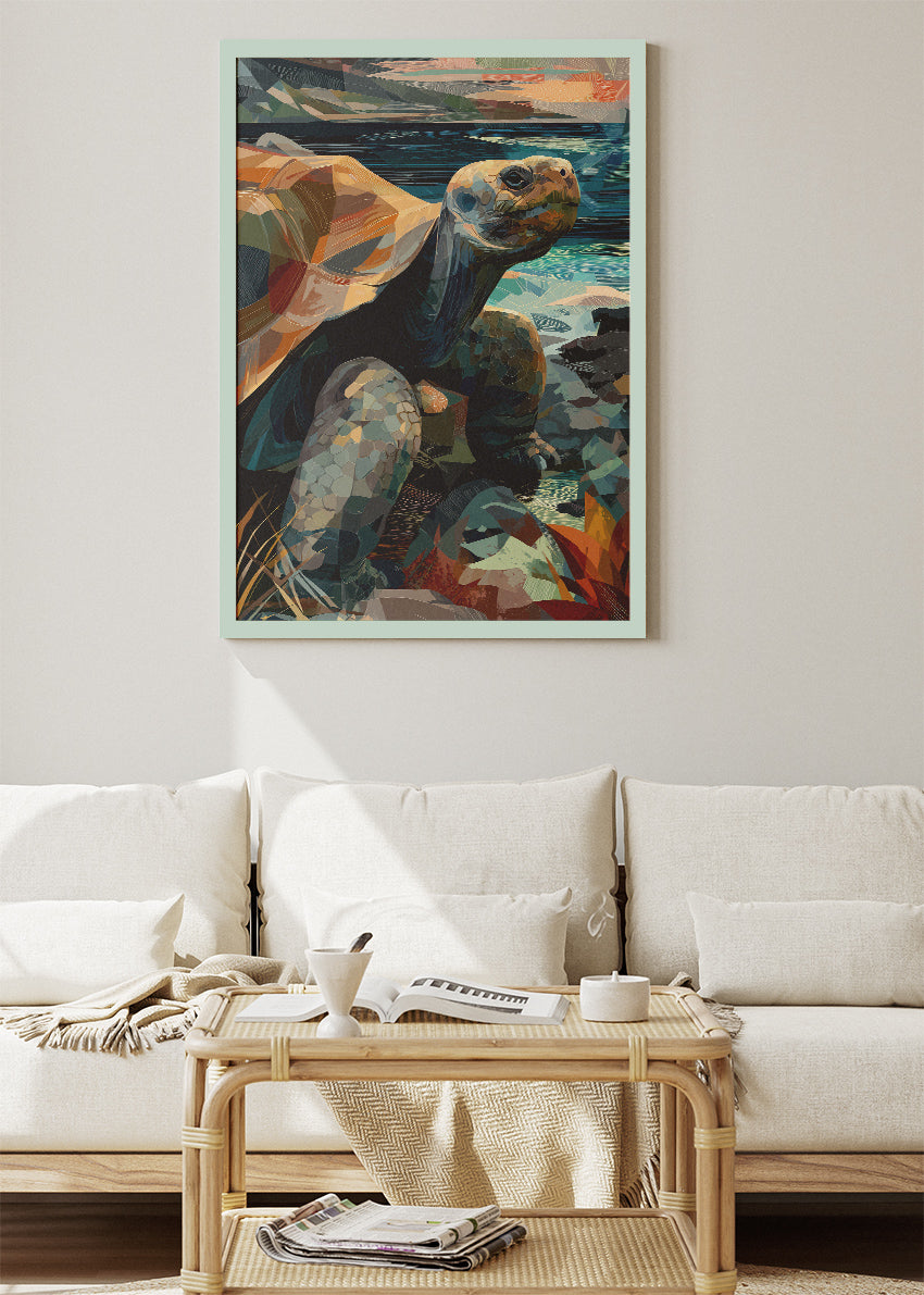 Sea Turtle Canvas Print & Poster – Ocean Wildlife Wall Art