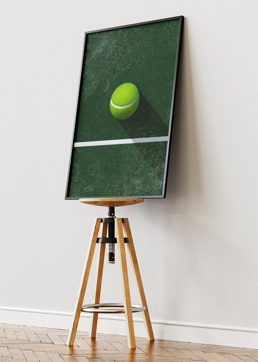 Tennis Wall Art Poster & Canvas Print – Modern Sports Decor