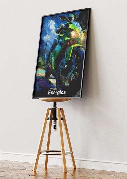 Energica Electric Superbike Wall Art Poster & Canvas