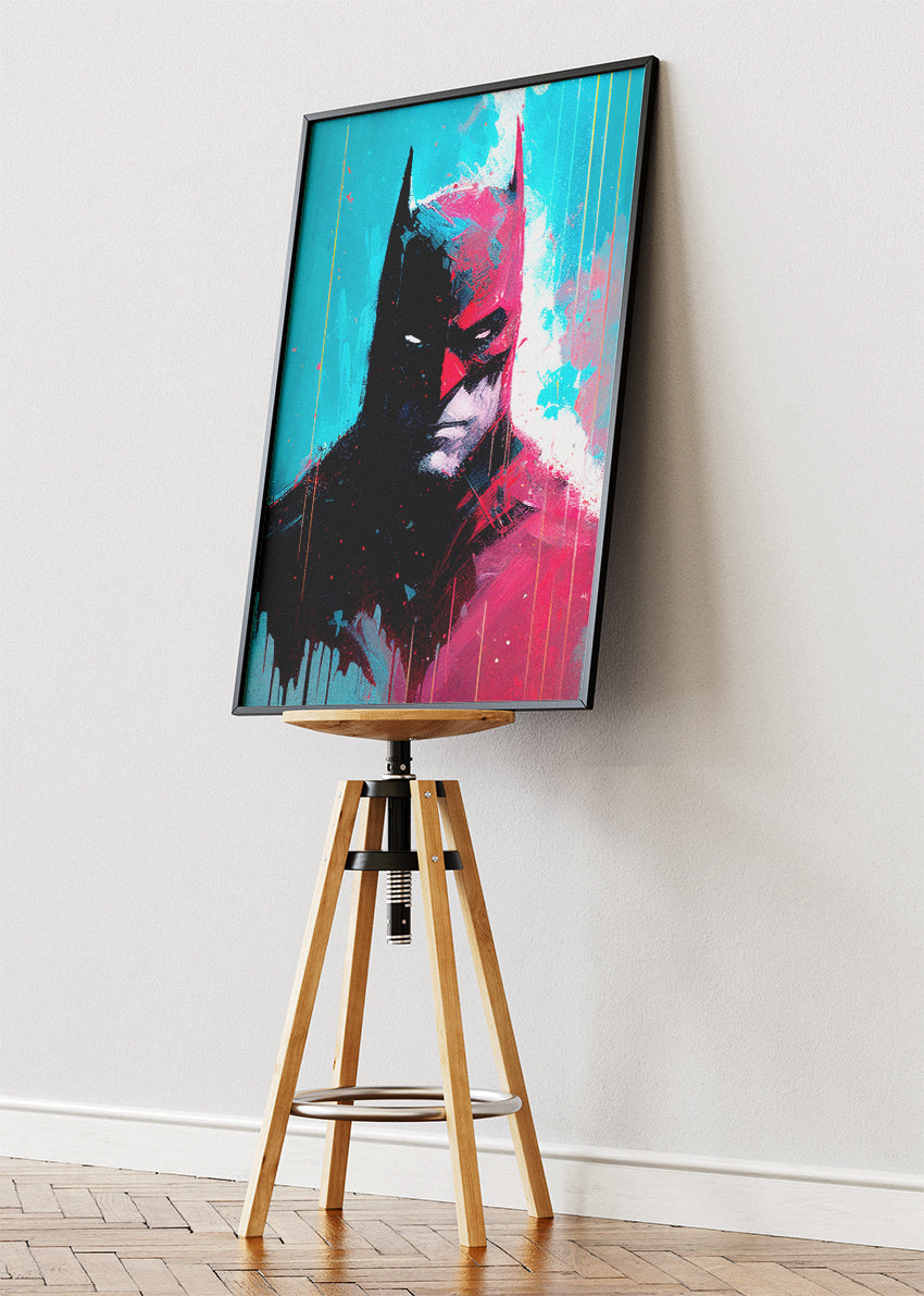 Batman Abstract Portrait Canvas Print & Poster – AI PRINT LAB