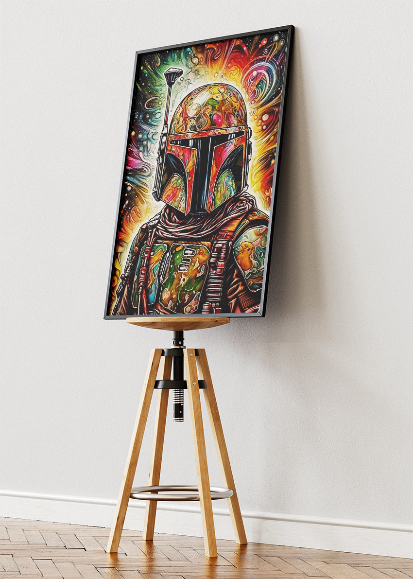 Boba Fett Cosmic Pop Art Canvas Print & Poster – AI PRINT LAB