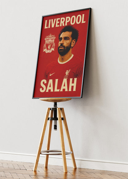 Mohamed Salah Liverpool Wall Art | Iconic Football Legend Poster & Canvas