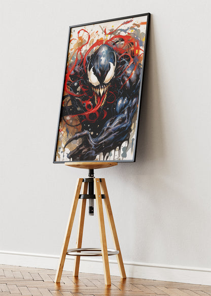 Venom Dark Symbiote Canvas & Poster Print – AI PRINT LAB