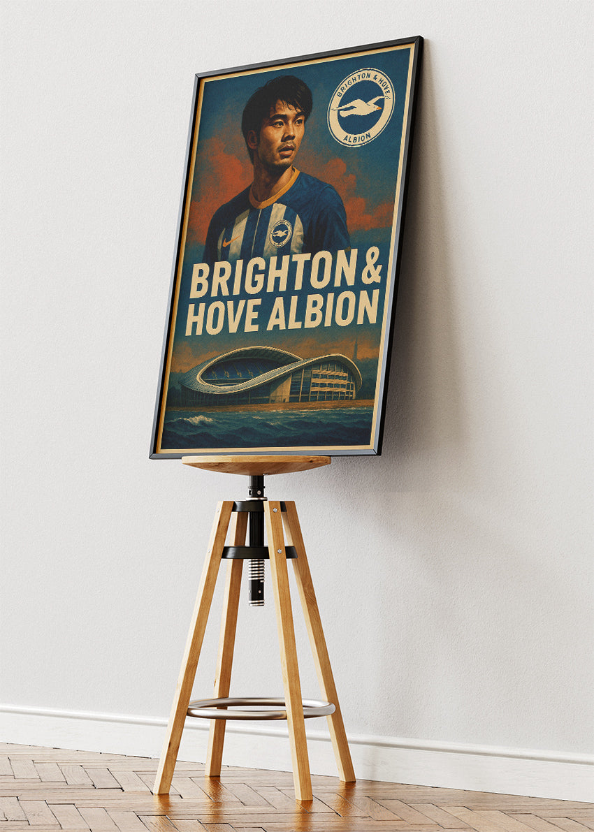 Brighton & Hove Albion Football Wall Art | Club & Stadium Poster & Canvas