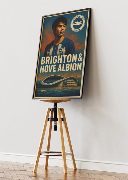 Brighton & Hove Albion Football Wall Art | Club & Stadium Poster & Canvas