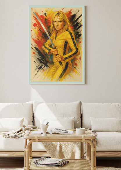 Beatrix Kiddo Kill Bill Portrait Wall Art Poster & Canvas