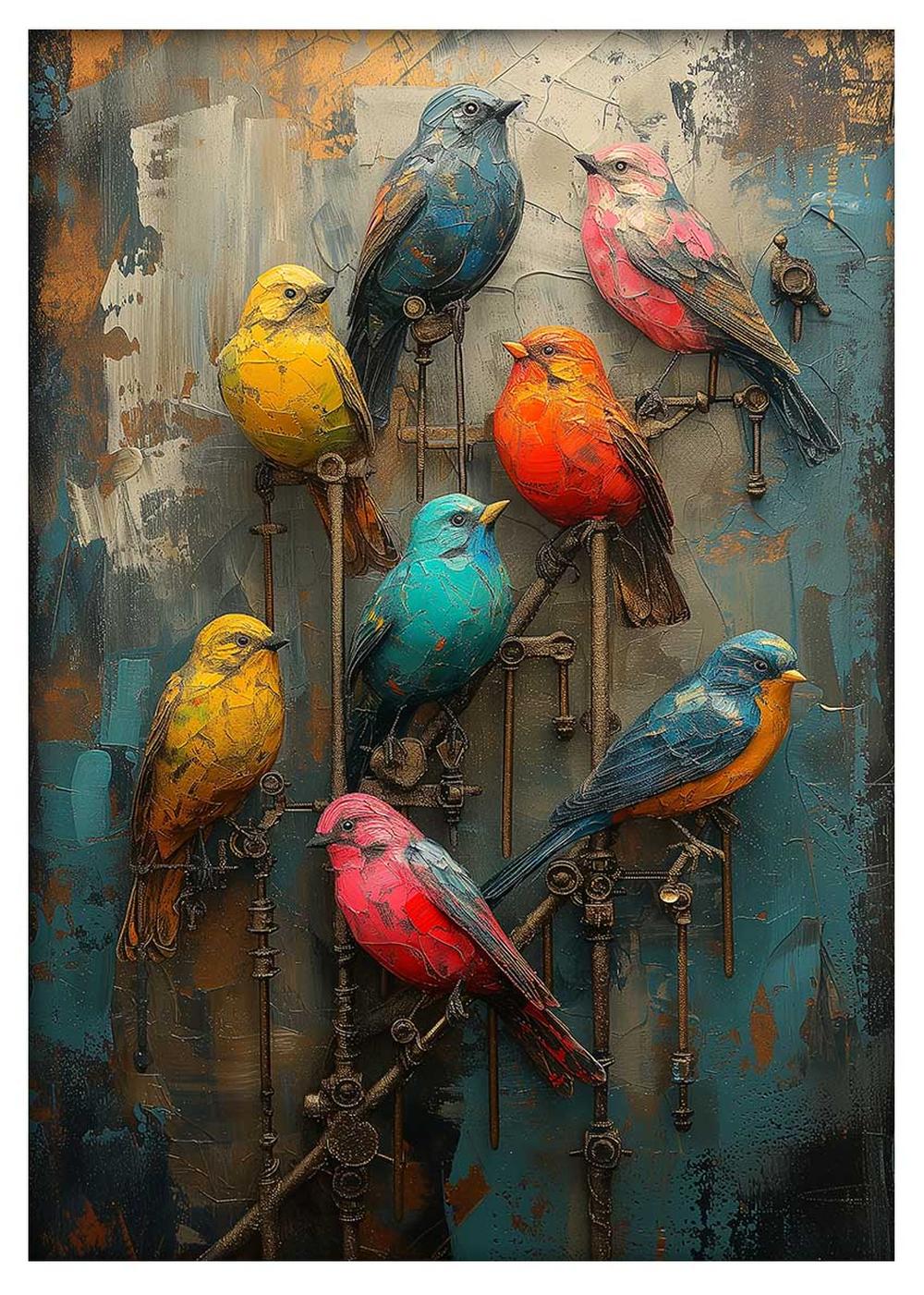 Bird – Canvas & Poster Wall Art – T952 Wildlife Series
