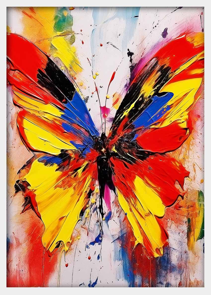 Butterfly Canvas & Poster Wall Art T352 Wildlife Series