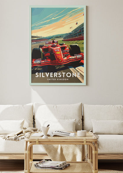 Silverstone Formula One Grand Prix Poster & Canvas | British Motorsport Wall Art