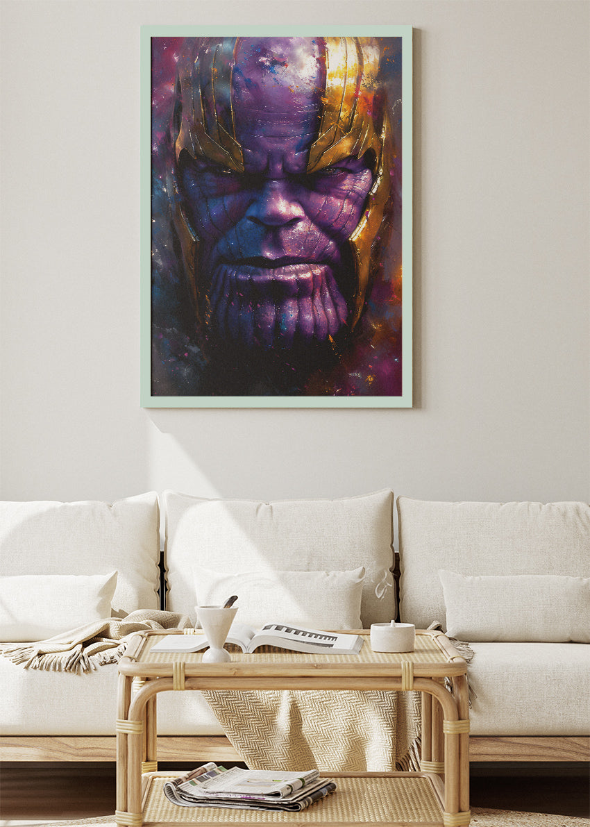 Thanos Infinity Gauntlet Portrait Canvas & Poster Print – AI PRINT LAB