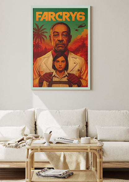 Far Cry 6 Wall Art – Iconic Villain & Revolution Story Poster & Canvas