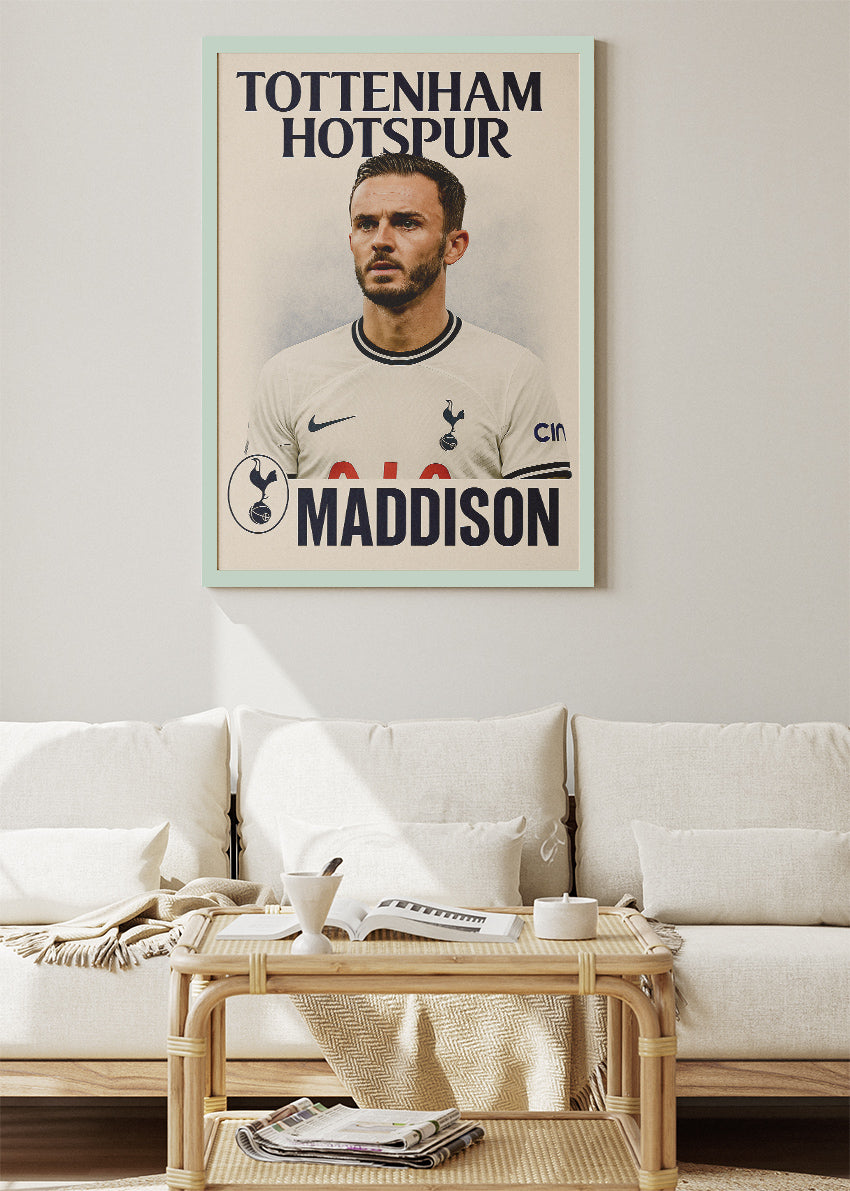 Tottenham Hotspur James Maddison Wall Art | Iconic Football Poster & Canvas