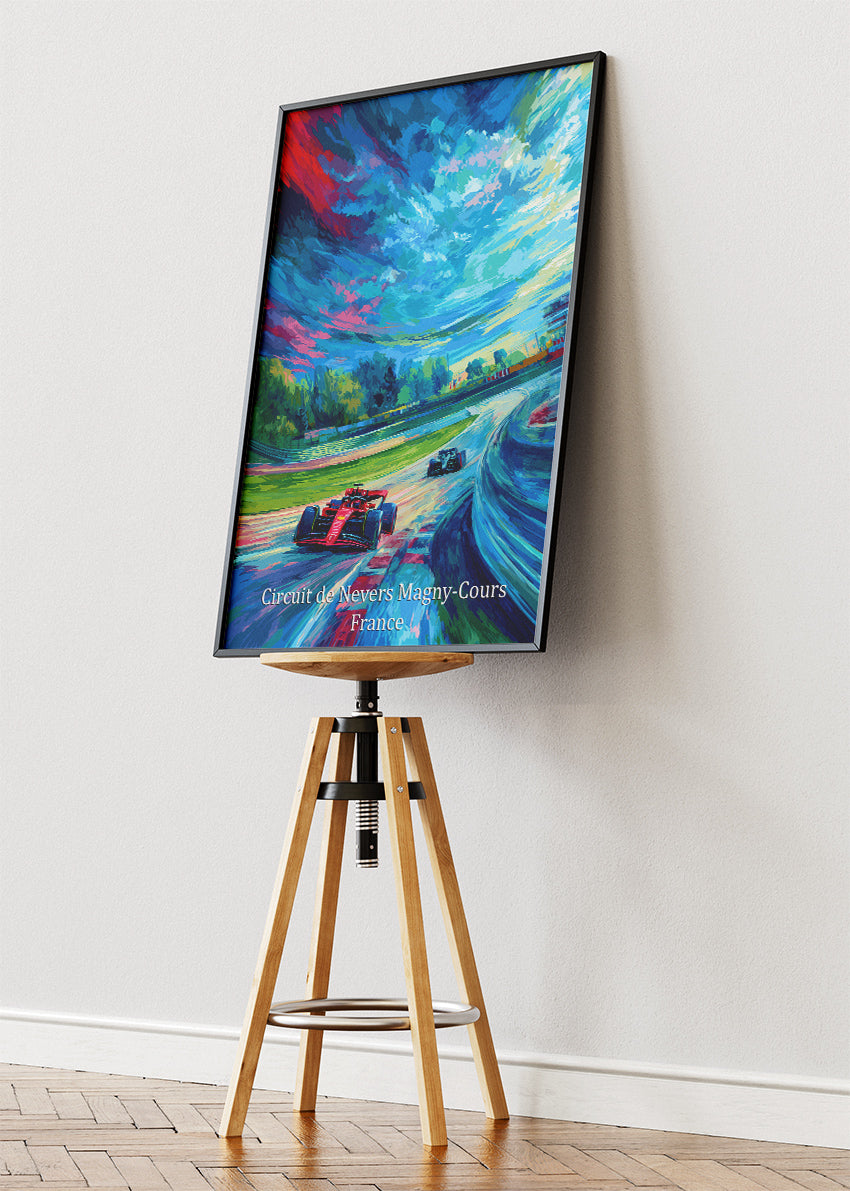 Circuit de Nevers Magny-Cours France Formula 1 Canvas Print & Poster – AI PRINT LAB