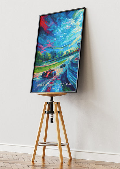 Circuit de Nevers Magny-Cours France Formula 1 Canvas Print & Poster – AI PRINT LAB