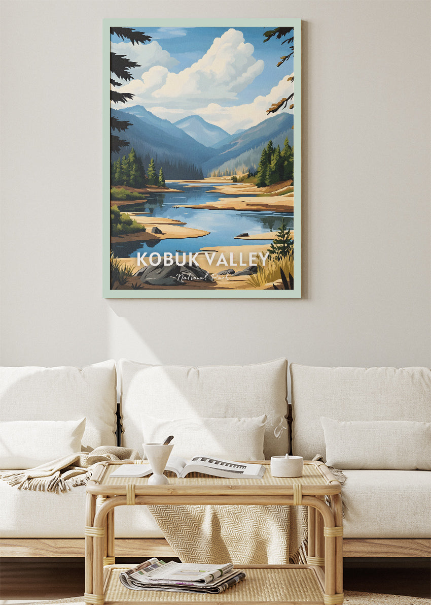 Kobuk Valley National Park Poster & Canvas Print – Alaska Wilderness Landscape Wall Art