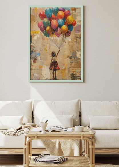 Dream Balloons Canvas & Poster Print – AI PRINT LAB