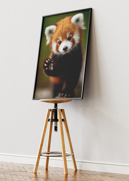 Cute Red Panda Canvas Print & Poster – Adorable Animal Wall Art – Kids & Nursery Decor – AI PRINT LAB
