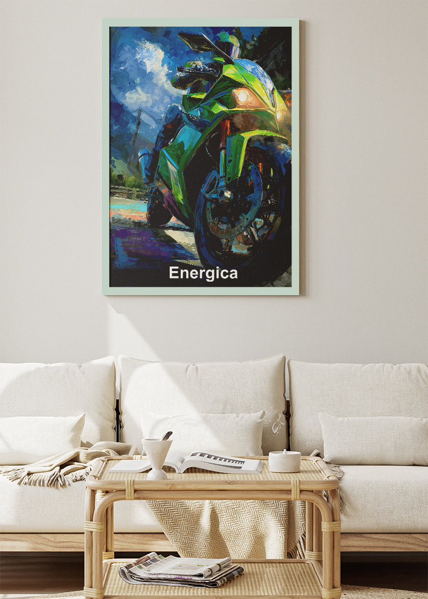 Energica Electric Superbike Wall Art Poster & Canvas