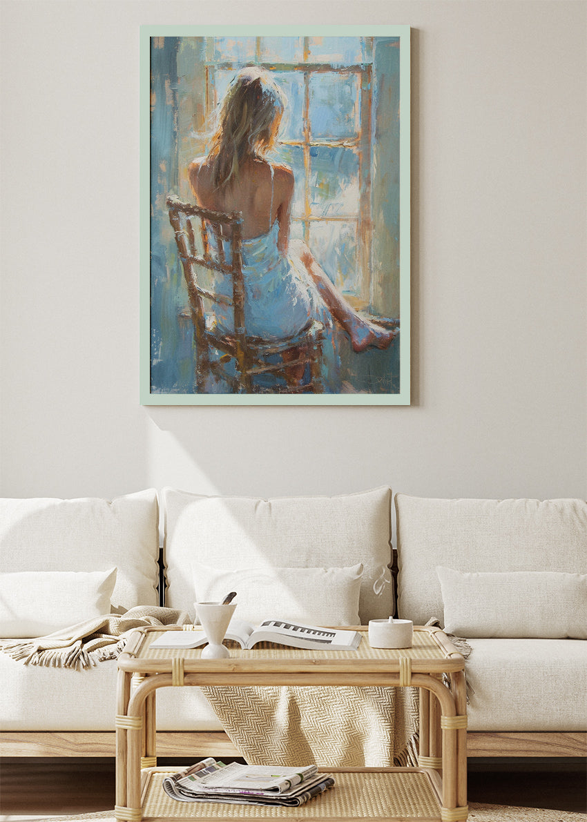 Window Light Serenity Canvas & Poster Print – AI PRINT LAB