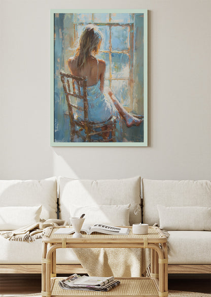 Window Light Serenity Canvas & Poster Print – AI PRINT LAB