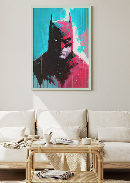Batman Abstract Portrait Canvas Print & Poster – AI PRINT LAB