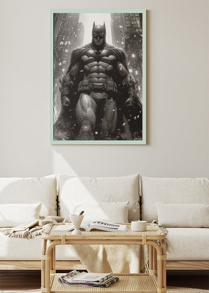 Batman Dark City Portrait Canvas & Poster Print – AI PRINT LAB
