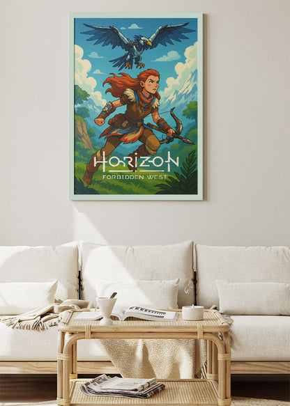 Horizon Forbidden West Wall Art – Epic Open-World Action RPG Poster & Canvas