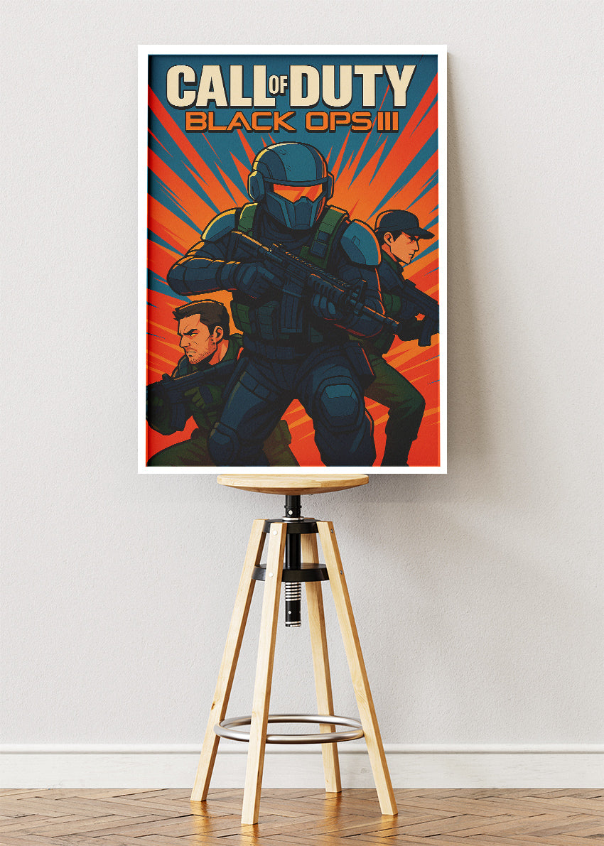 Call of Duty Black Ops III Wall Art | Tactical Shooter Gaming Poster & Canvas