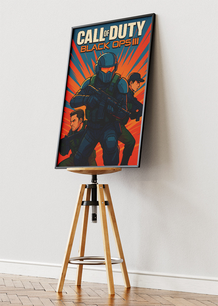 Call of Duty Black Ops III Wall Art | Tactical Shooter Gaming Poster & Canvas